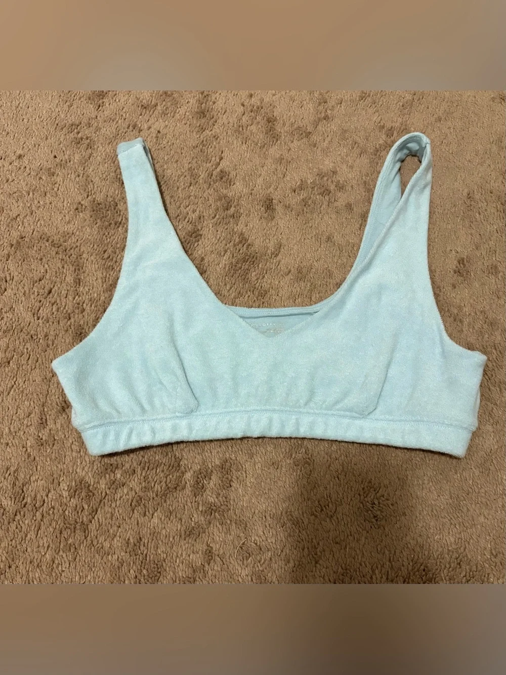 aerie Light Blue Cozy Bralette
